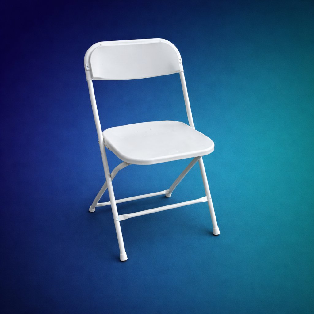 White Folding Chair